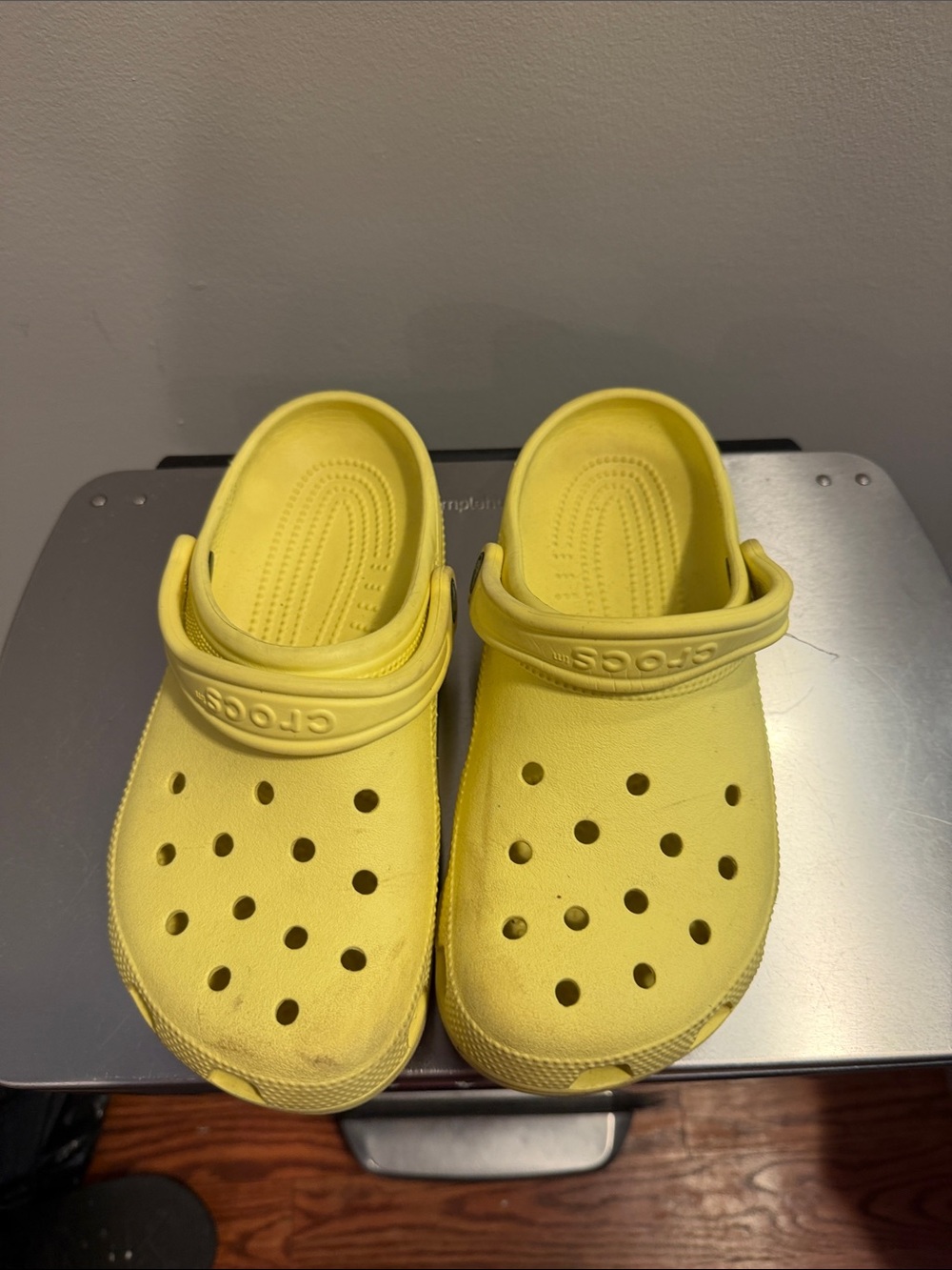 CROCS Kids Classic Clog in Yellow